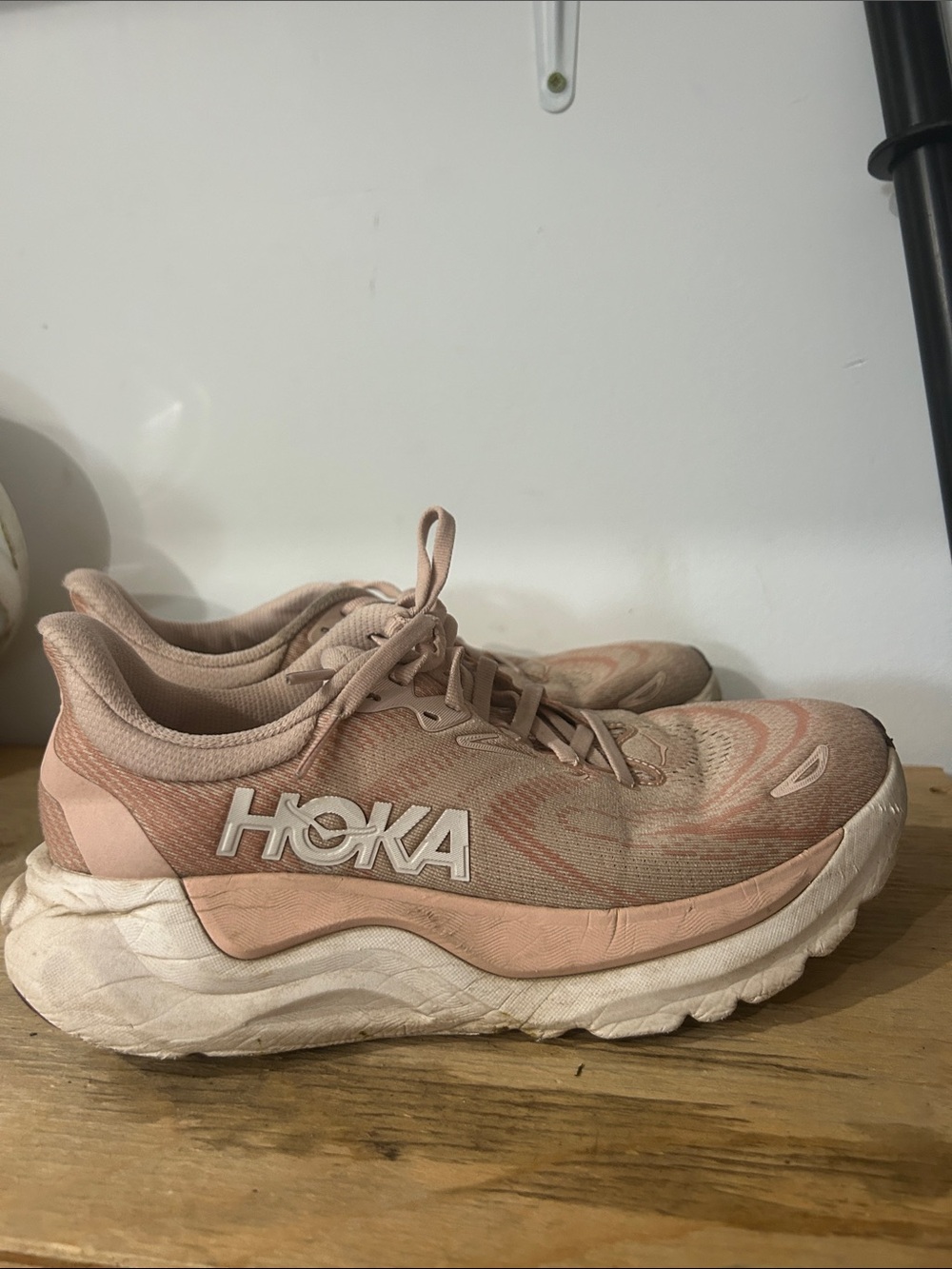 Hoka Women's Blush Pink Athletic Running Shoes